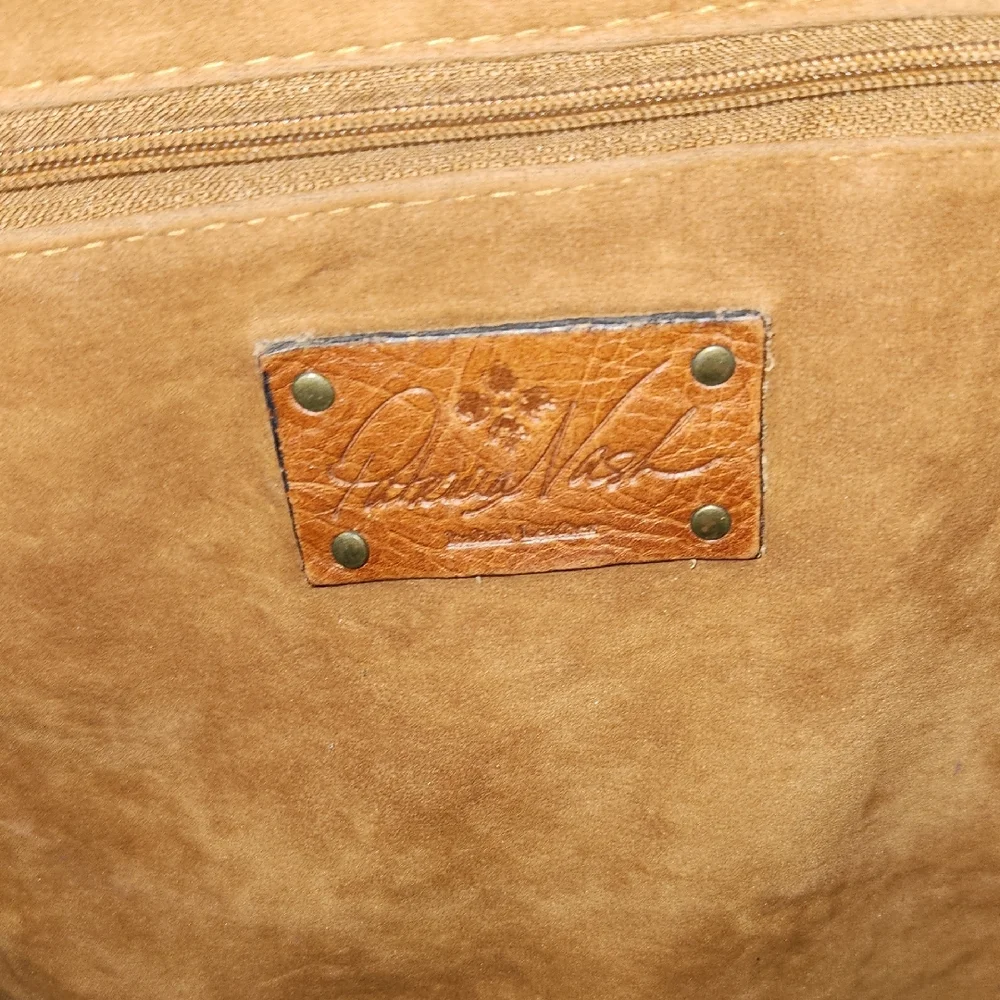 Patricia Nash Tan Leather Tote with Timeless Design